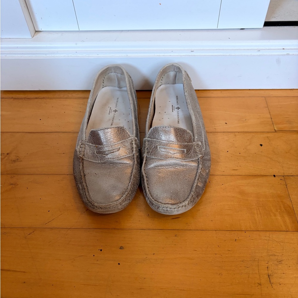 Metallic Loafers